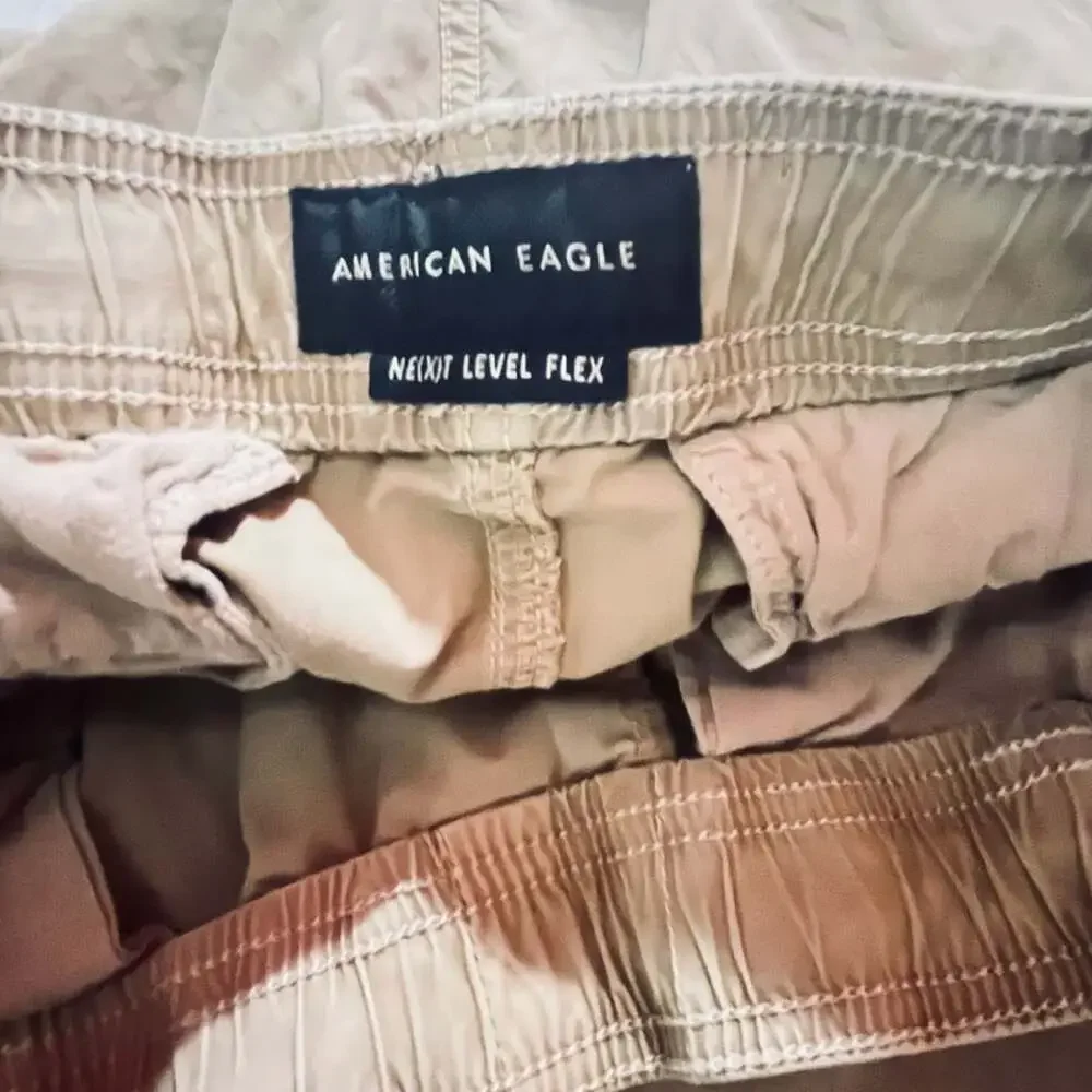 American Eagle Next Level Flex Tan Chino Jogger Pants Men's Size Small
